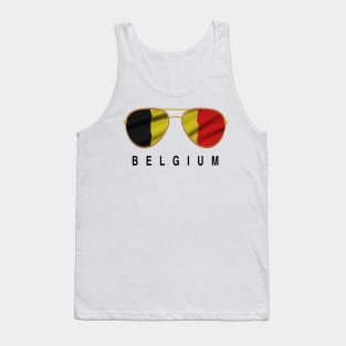 Belgium Sunglasses, Belgium Flag, Belgium gift , Belgian Tank Top